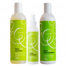 Deva Curl Set It Free Kit - Low Poo + Condicionador + Anti-frizz Kit