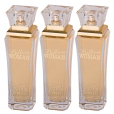 Paris Elysees Billion Woman Leve 3 Pague 2 - Eau De Toilette + Eau De Toilette + Eau De Toilette Kit