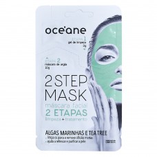 Máscara Facial Océane - Dual-step Mask Algas Marinhas E Tea Tree 1 Un