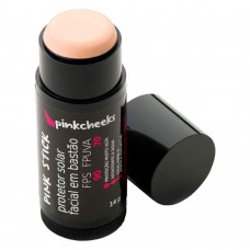 Protetor Solar Facial Pink Cheeks Pink Stick Fps 90 10km