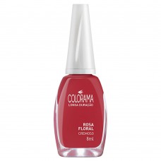 Esmalte Cremoso Colorama Rosa Floral