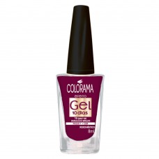 Esmalte Colorama - Efeito Gel 10 Dias Passo 1 Tons Escuros Roxo Místico