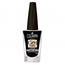 Esmalte Colorama - Efeito Gel 10 Dias Passo 1 Tons Escuros Mais Que Preto, Black