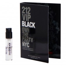 Flaconete C Herrera 212 Vip Black Spritzer 1,5ml (imagem Ilustrativa) - Nas Compras Acima De R$249. Promoção Sujeita A Disponibilidade De Estoque.